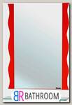 Зеркало Bellezza Мари Волна 60 красное (4612909030031)