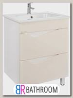 Тумба для комплекта Bellezza Эйфория 60 бежевая 2 ящика (4639109110073)