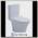 Унитаз компакт Orans WM9907 P-trap / Geberit/ Rimless / floor fixing kit (615x370x790) (WM-9907)