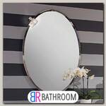 Зеркало в ванную Cezares Ovale 55 см (960/Arg)