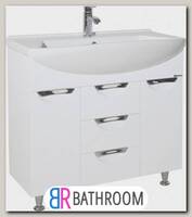 Тумба для комплекта Bellezza Альфа 90 белая (4638815110018)