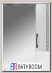 Зеркало-шкаф Misty Престиж 60 R серебряная патина (Э-Прсж02060-014ПСбп)