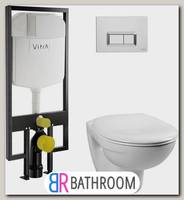 Комплект VitrA Normus 9773B003-7200 кнопка хром