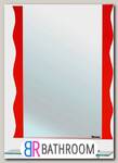 Зеркало Bellezza Мари Волна 70 красное (4612911030036)