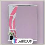 Зеркало-шкаф Misty Каролина 60 R розовое стекло (П-Крл02060-295СвП)