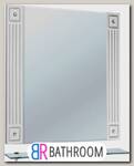 Зеркало Bellezza Венеция Люкс 75 белое патина серебро (4617600000390)