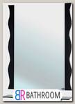 Зеркало Bellezza Мари Волна 70 черное (4612911030043)