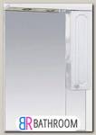 Зеркало-шкаф Misty Александра 65 R белый металлик (П-Але04065-352СвП)