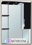 Зеркало-шкаф Bellezza Лагуна 75 R черный (4612112001040)