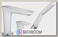 Смеситель для ванны Hansgrohe PURA VIDA белый, хром (15432400)