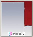 Зеркало-шкаф Misty Петра 90 R красная эмаль (П-Пет04090-041СвП)