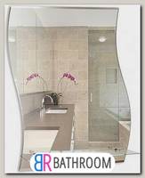 Зеркало MIXLINE Волна-Люкс 470*685 с полкой и фацетом (525422)