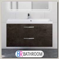 Тумба для комплекта BelBagno Aurora 100 cemento scuro (AURORA-1000-2C-SO-CS)