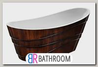 Акриловая ванна Lagard Alya 170x75 см (ALYA Brown Wood)