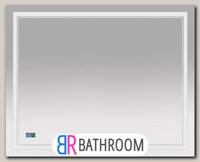 Зеркало Misty Неон 2 LED 100x80, с часами, сенсор на зеркале (П-Нео10080-2ПРСЧДВП)