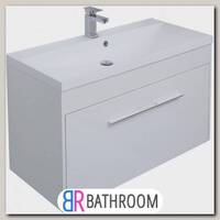 Тумба для комплекта Aquanet Августа 100 белая (00210019)