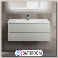 Тумба для комплекта BelBagno Kraft 100 bianco opaco (KRAFT-1000-2C-SO-BO)