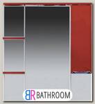 Зеркало-шкаф Misty Кристи 90 красная эмаль R (П-Кри02090-041СвП)