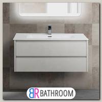 Тумба для комплекта BelBagno Kraft 100 pietra bianco (KRAFT-1000-2C-SO-PB)