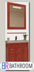 Мебель для ванной Misty Fresko 75 красная краколет