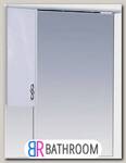 Зеркало-шкаф Misty Сицилия 65 L с подсветкой, белая эмаль (П-Сиц04065-011СвЛ)