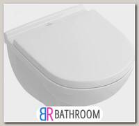 Унитаз подвесной Villeroy & Boch O Novo 5688HR01 alpin, безободковый (5688 HR 01)