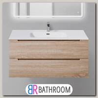 Тумба для комплекта BelBagno Etna 100 rovere bianco (ETNA-1000-2C-SO-WO-P)