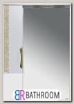 Зеркало-шкаф Misty Престиж 60 L золотая патина (Э-Прсж02060-013ЛЗлп)
