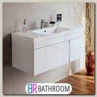 Тумба для комплекта BelBagno Luce 100 bianco lucido (BB1000VAC/BL)